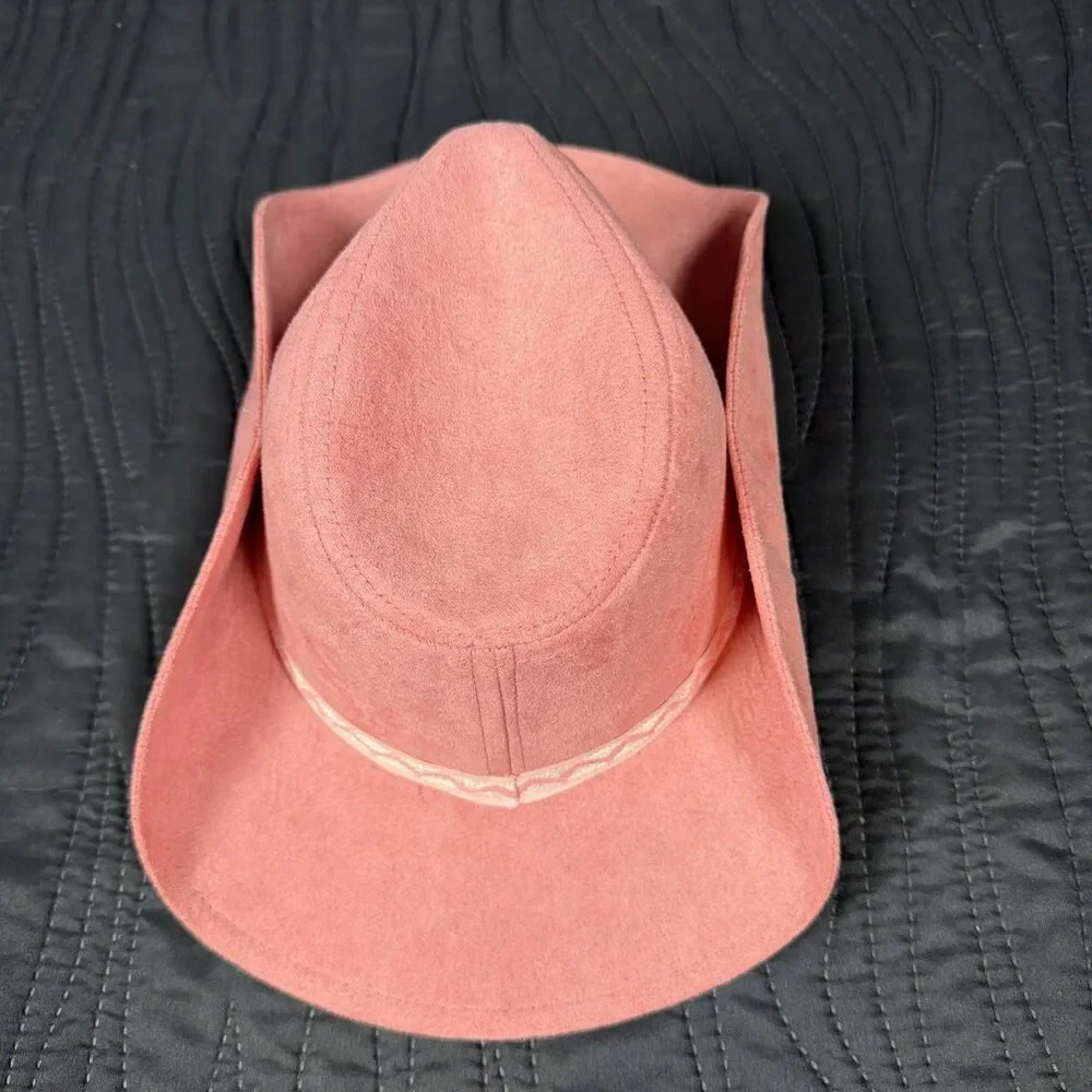 Rising Star Toddler Pink Faux Suede Cowgirl Cowboy Hat Western Costume